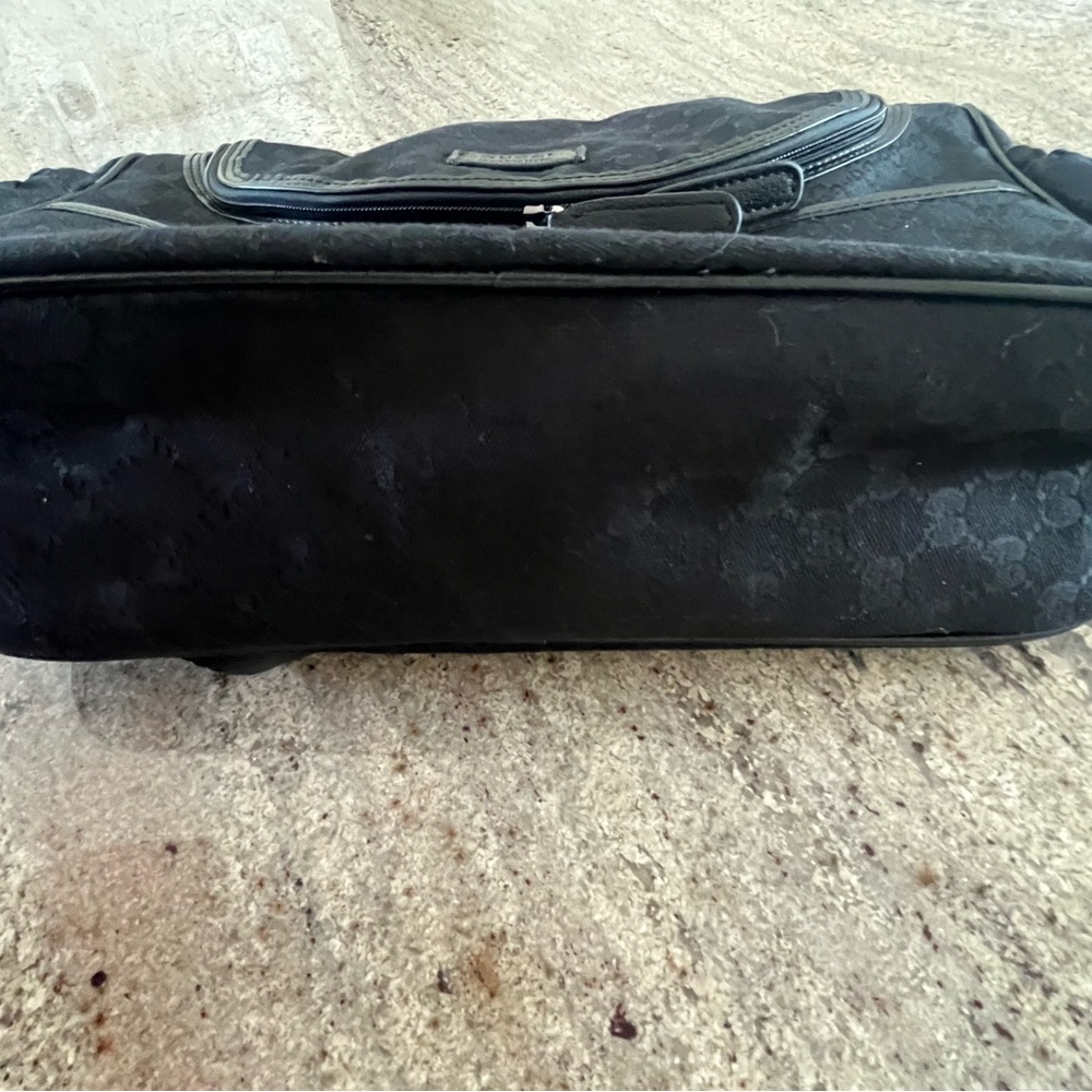 Gucci GG Black Diaper Baby Bag Canvas/Leather Trim w/Changing Mat - Picture 7 of 13